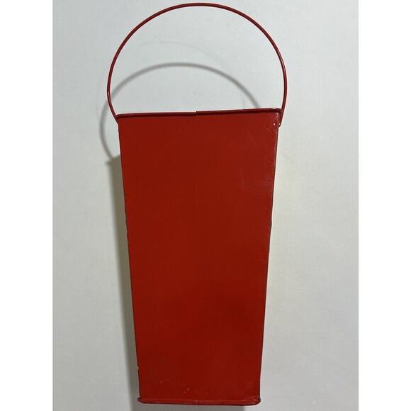 Mary‎ Engelbreit ME Flower Garden Metal Half Pail Vase Wall Table Decor 10” - Picture 9 of 14